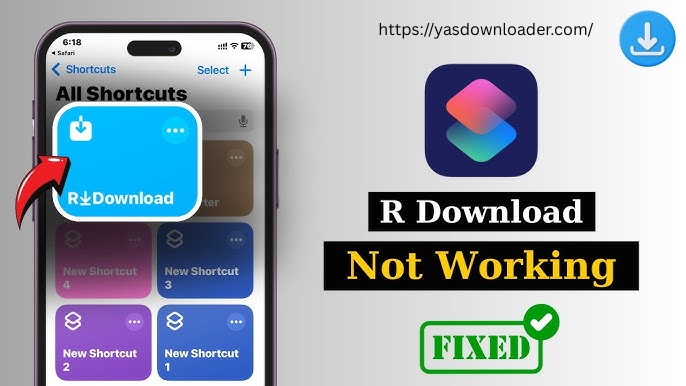 R download not working