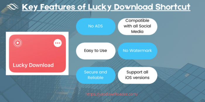 feature of lucky download shortcut