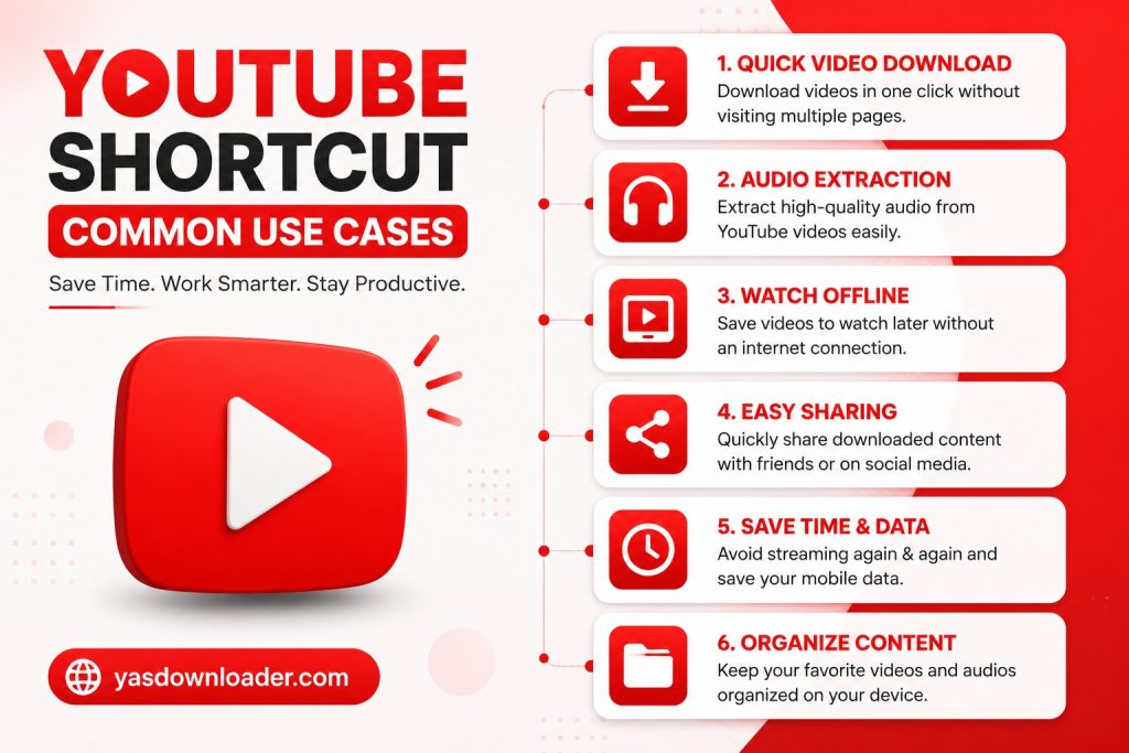youtube shortcut